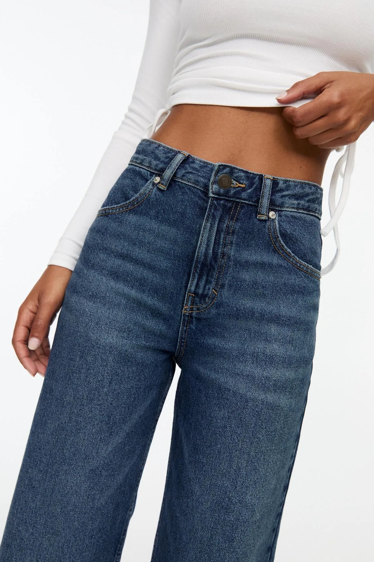 02 Pb Highwaist Darkblue wide leg jeans