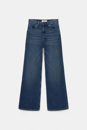 02 Pb Highwaist Darkblue wide leg jeans