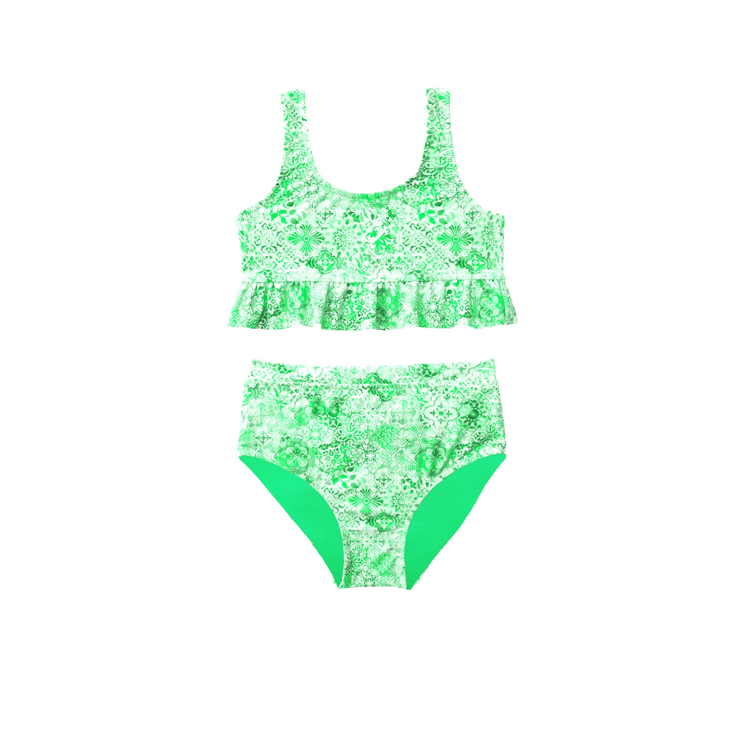 1469  Miss Cupcake Kiwi Reversible Bikini