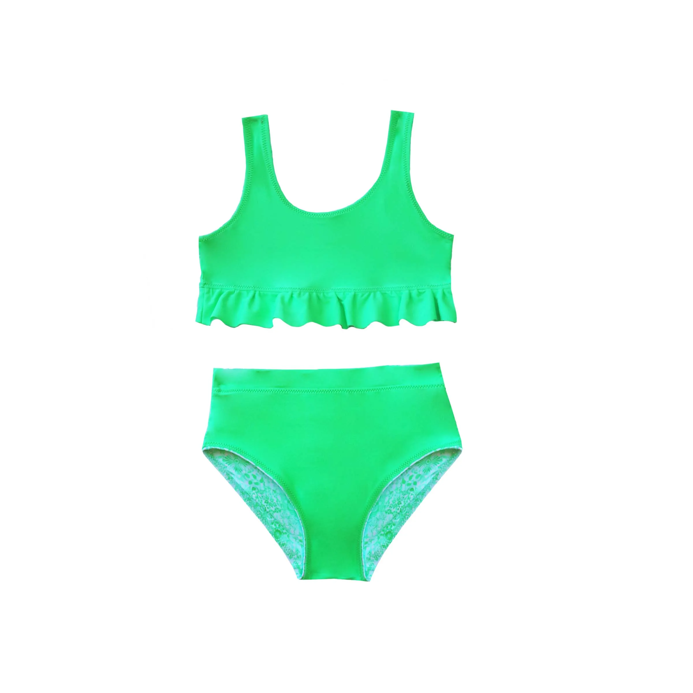 1469  Miss Cupcake Kiwi Reversible Bikini