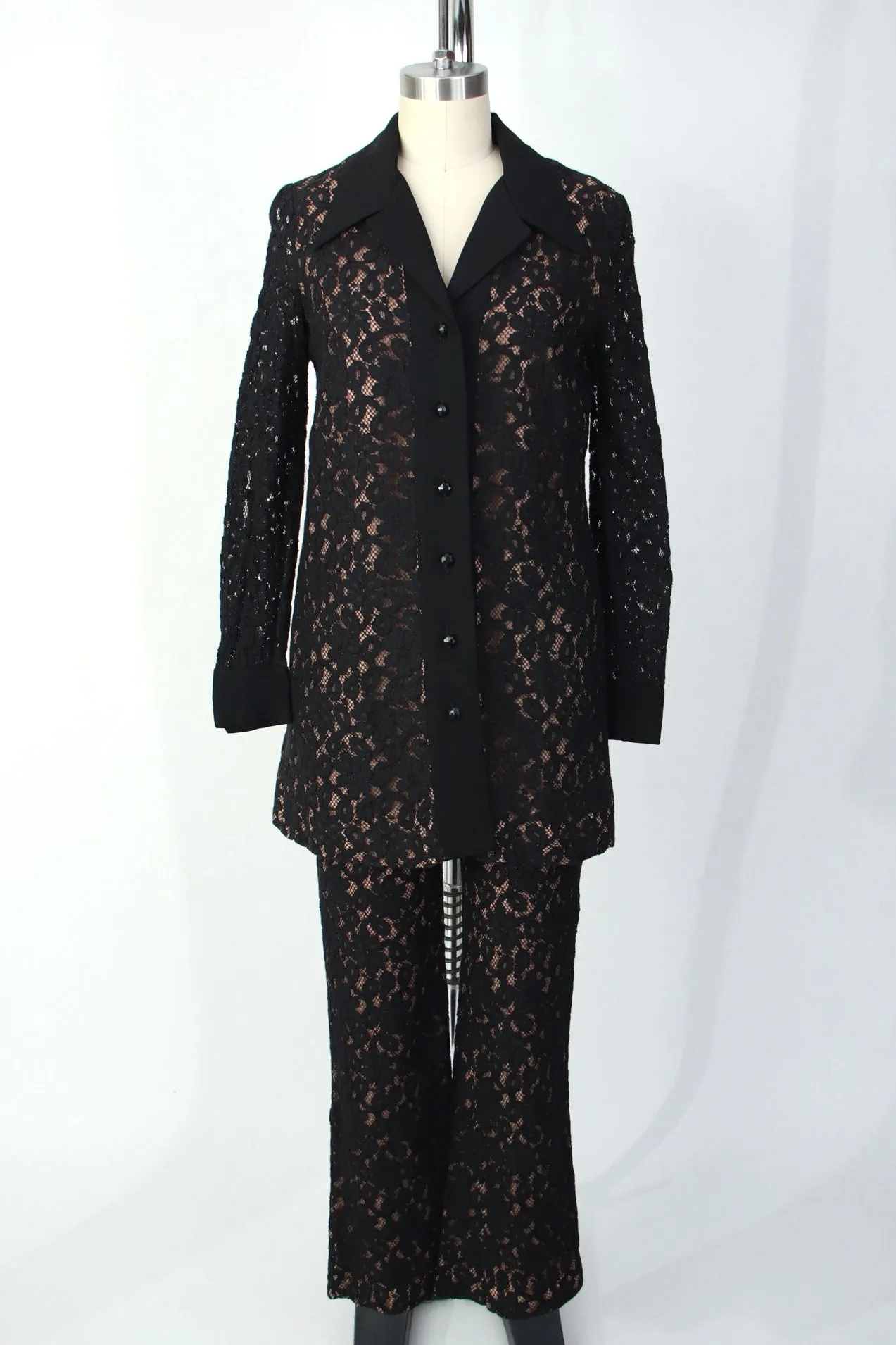 1960s Floral Lace Pant Set*