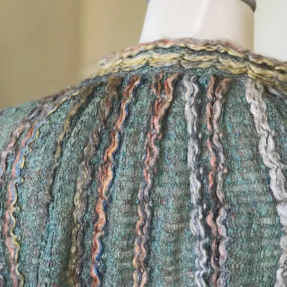 1970's Subtle Sparkle Hand-Knit Sweater