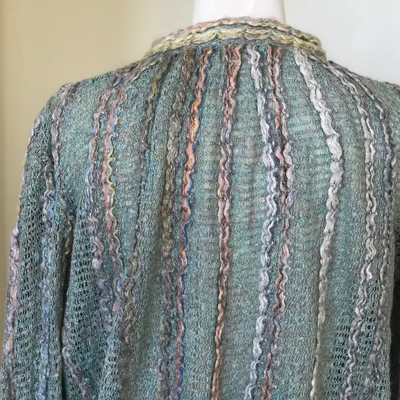 1970's Subtle Sparkle Hand-Knit Sweater