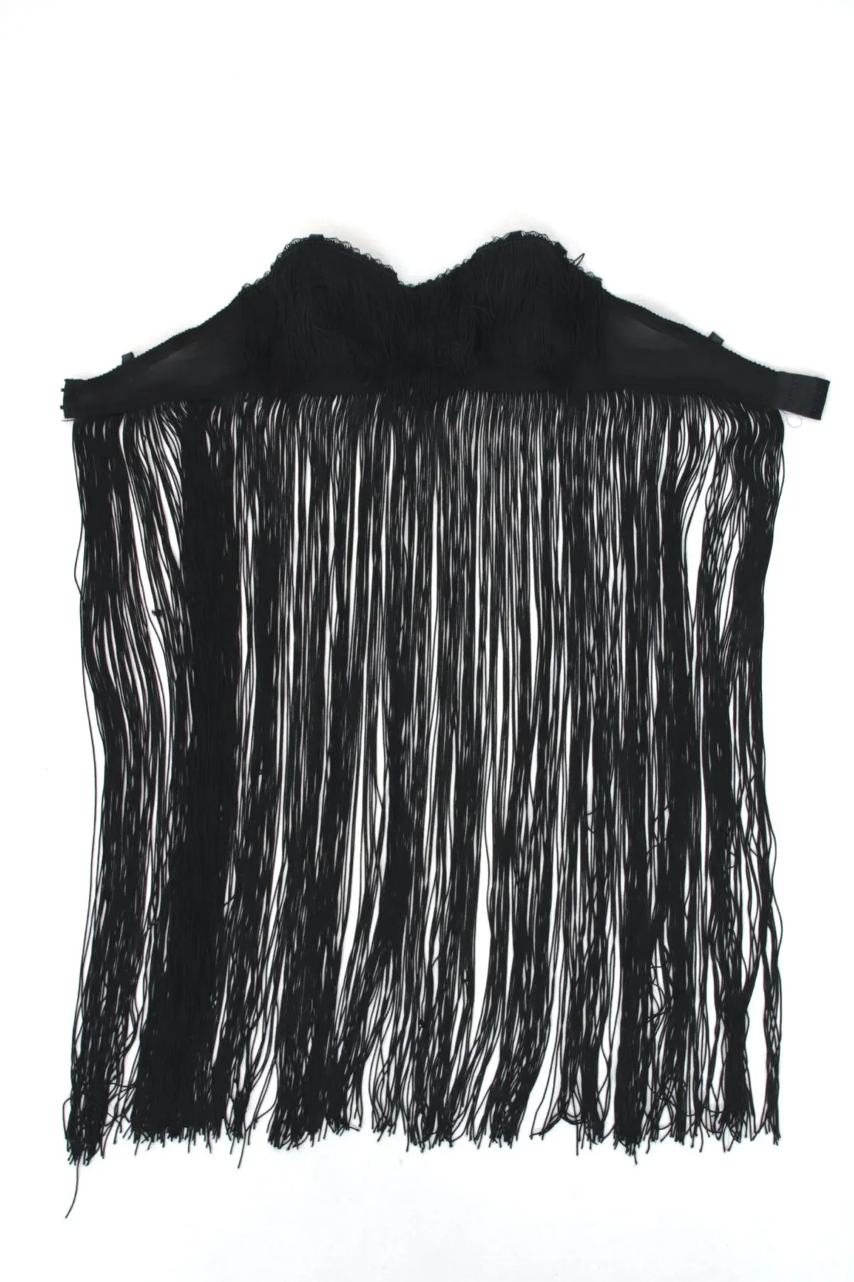1980s Contempo Casuals Fringe Bustier Set