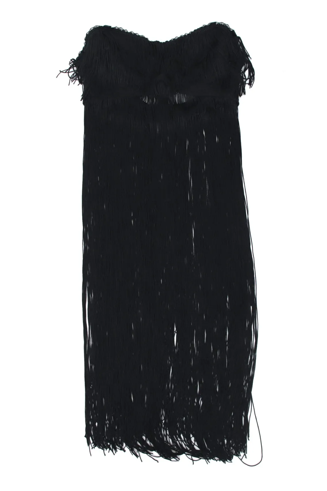 1980s Contempo Casuals Fringe Bustier Set