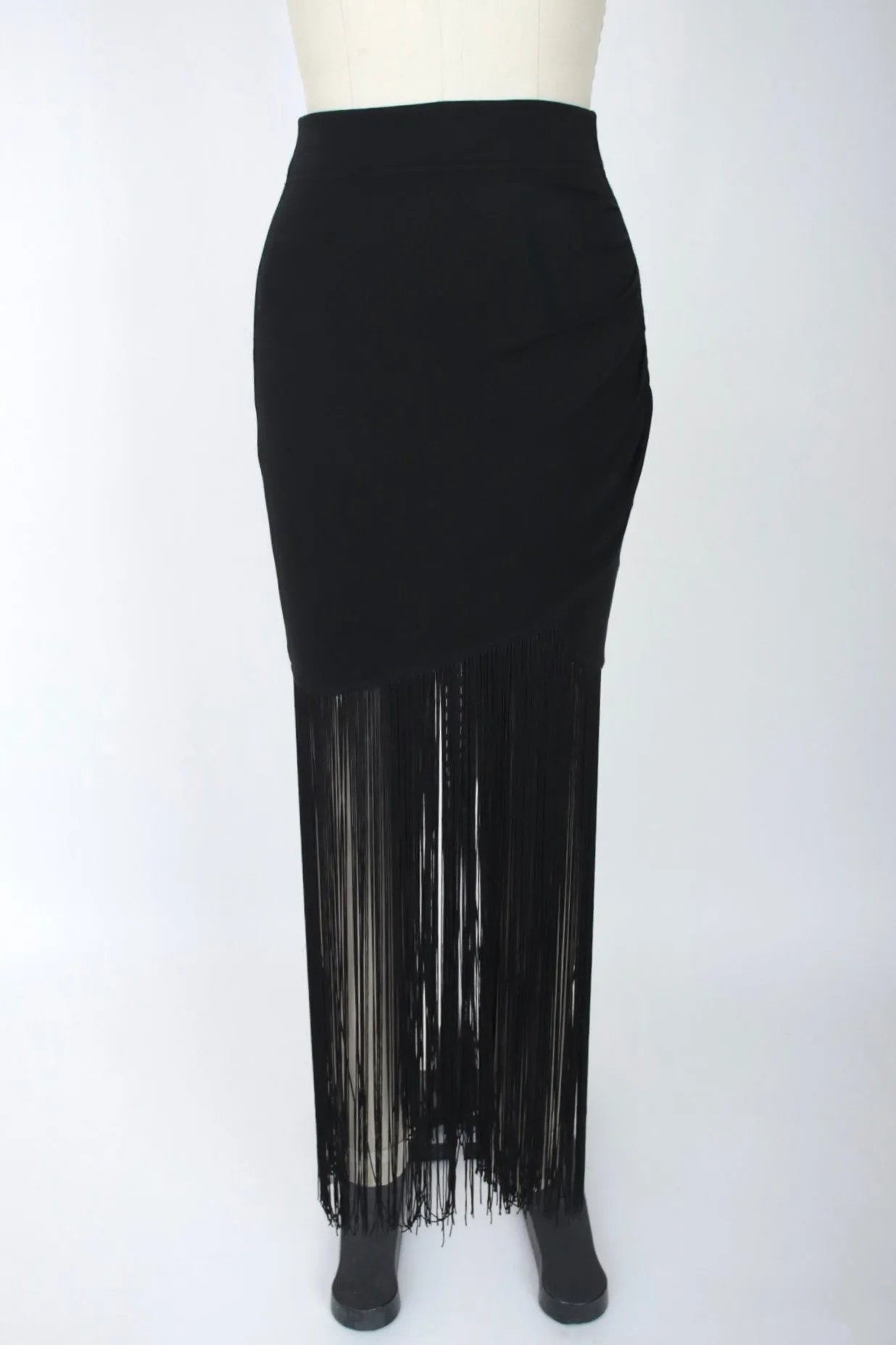 1980s Contempo Casuals Fringe Bustier Set
