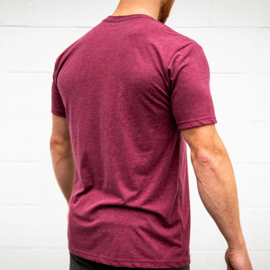 2POOD Maroon Kettlebell T-Shirt