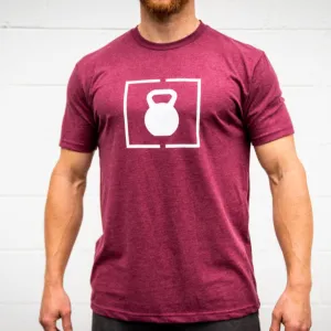 2POOD Maroon Kettlebell T-Shirt