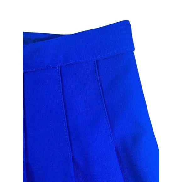 3 Adult Royal Blue Gold Cheerleader Skirts Authentic High School 25-28&quot; Waist