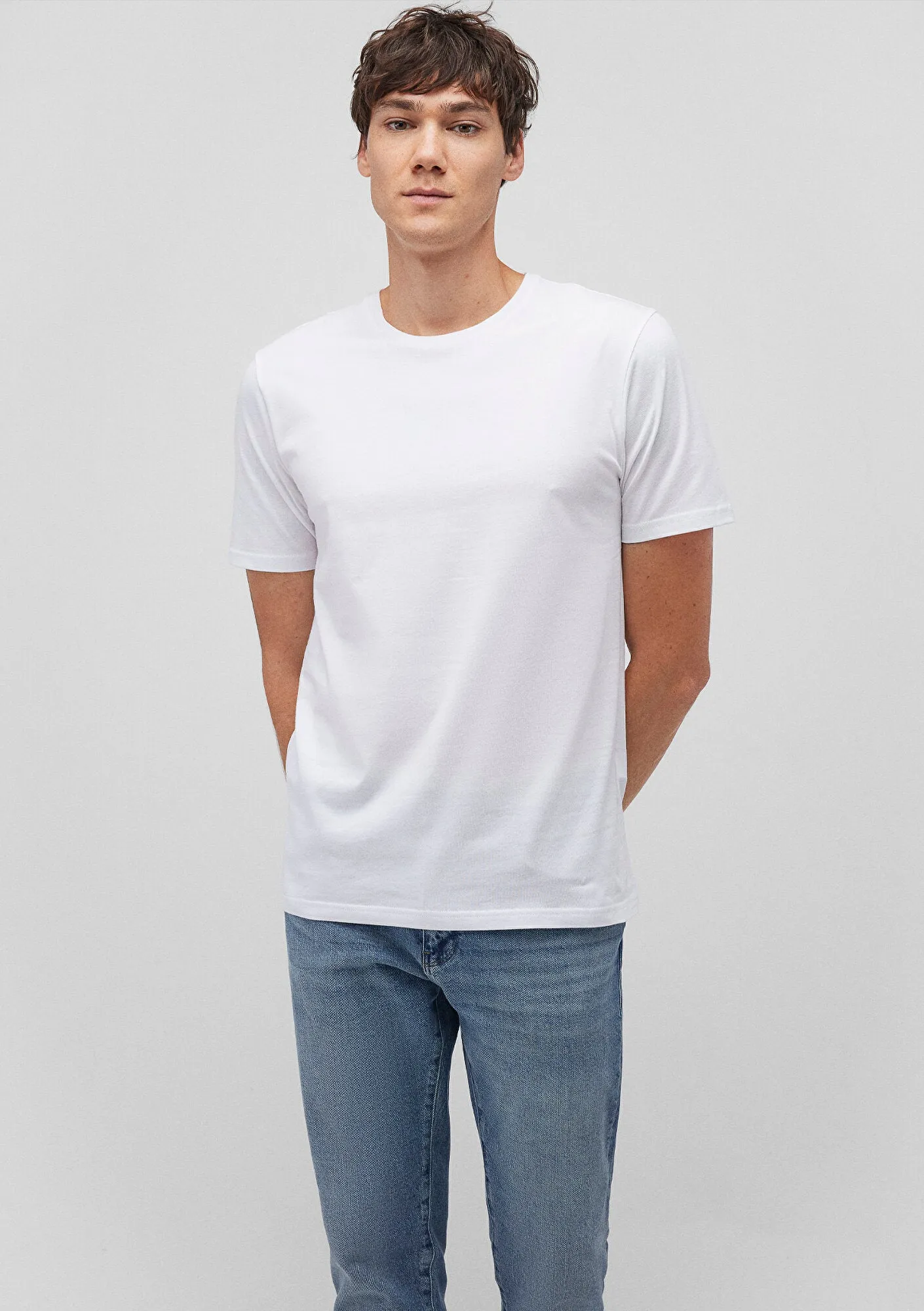 3 Pack Crew Neck Basic Mens T-Shirt