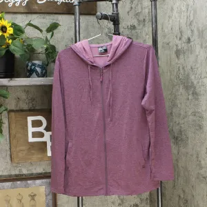 32 Degrees Cool Women's Ultra Soft Full Zip Hoodie Purple XL