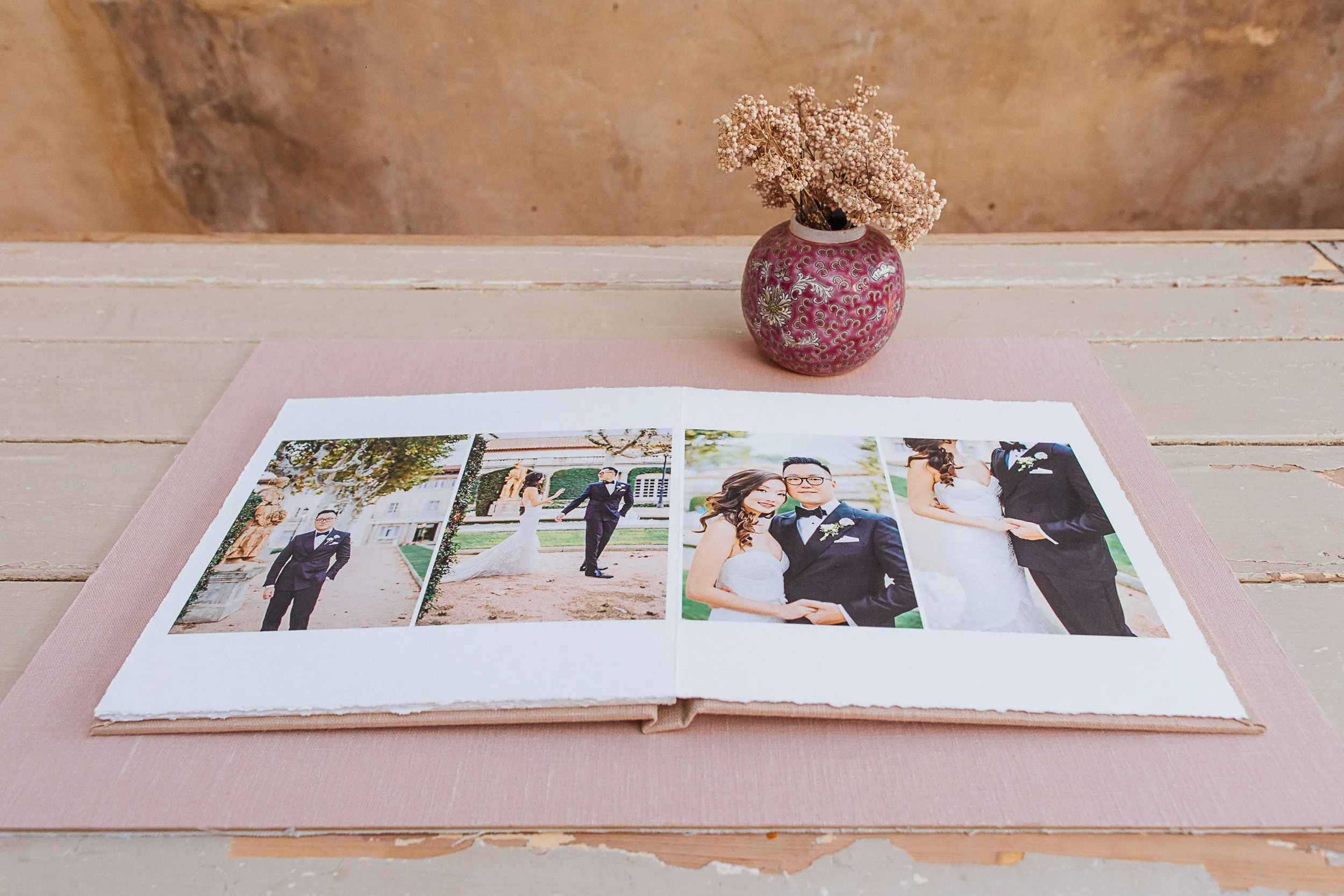 4x4" Deckled Edge Cotton Rag ArtBook
