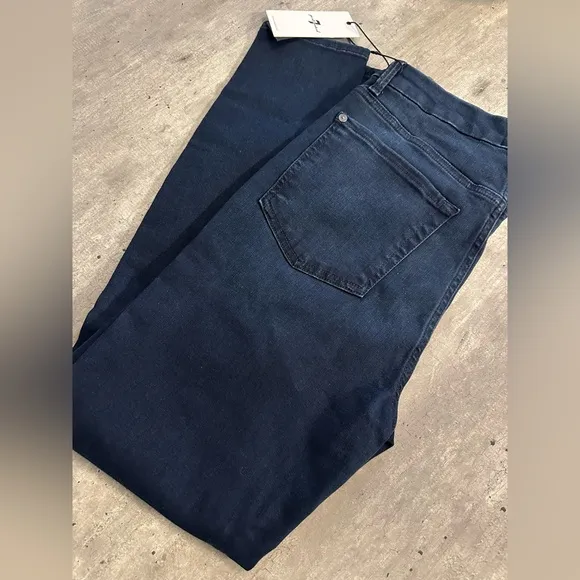 7 for All Mankind Aubrey Slim Illusion Luxe Skinny Jeans Size 28