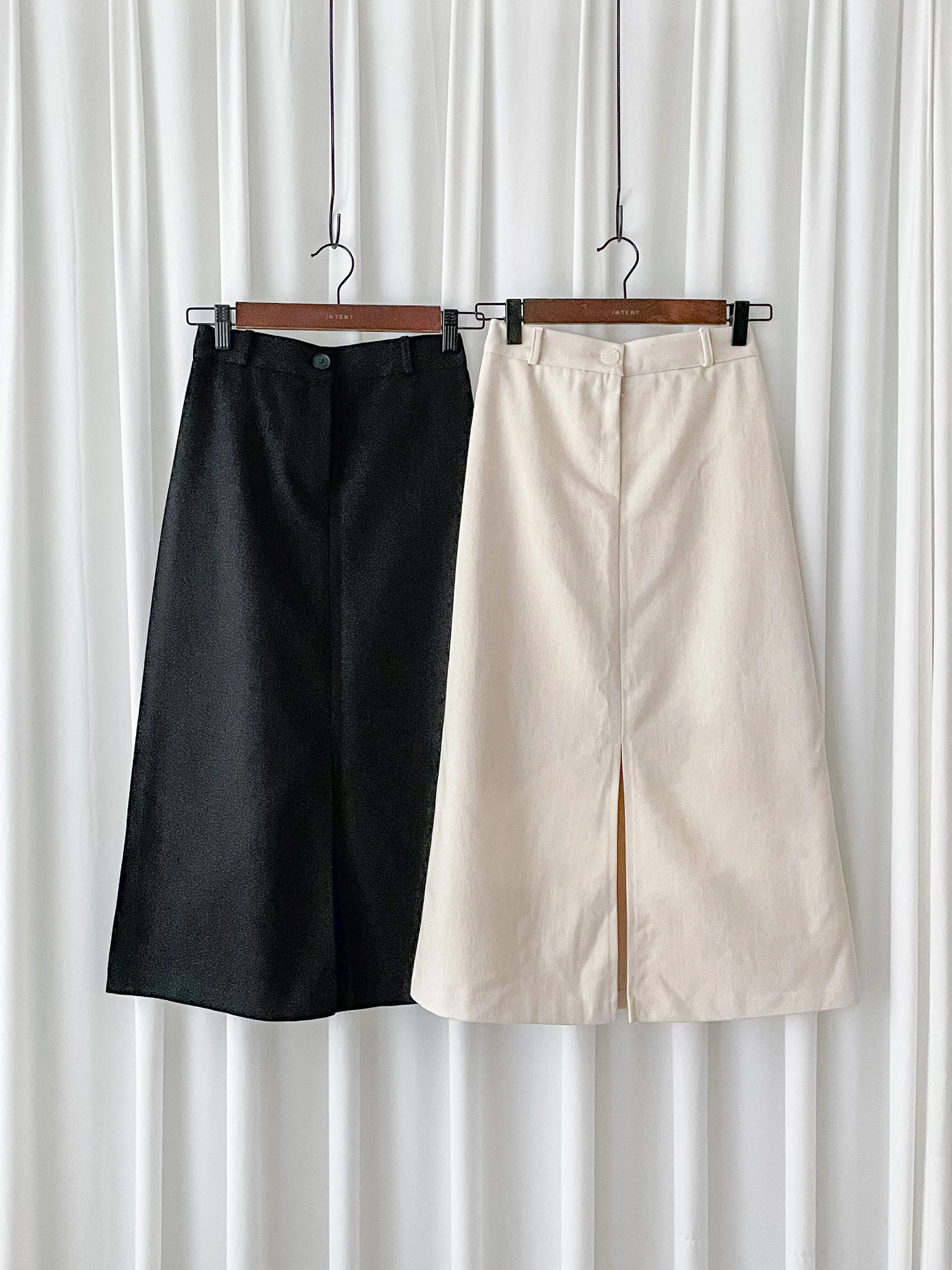 A-line 後橡筋簡潔A形中長裙 Skirt/ SK8880 (pre-order 5月13截單)