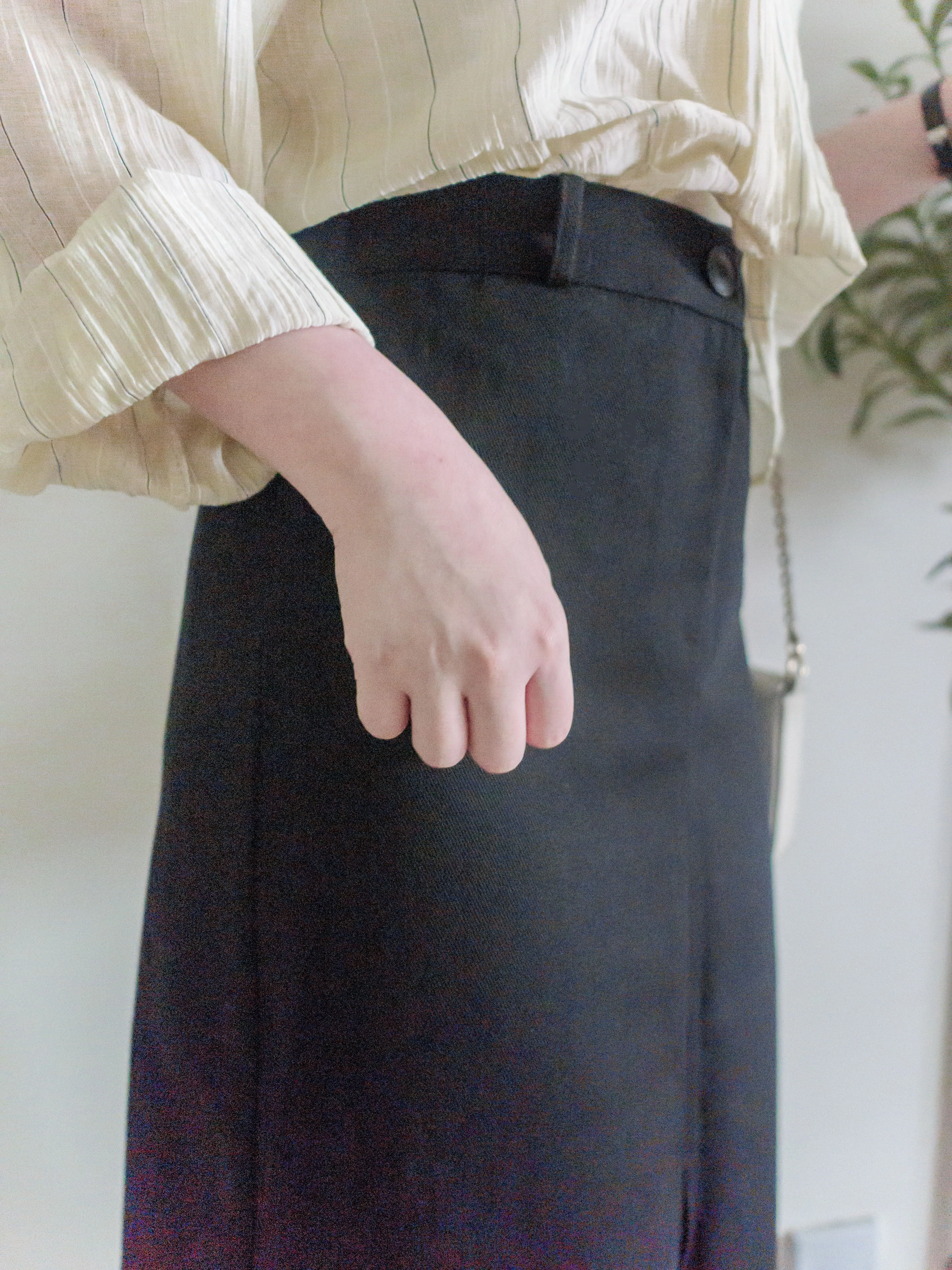 A-line 後橡筋簡潔A形中長裙 Skirt/ SK8880 (pre-order 5月13截單)