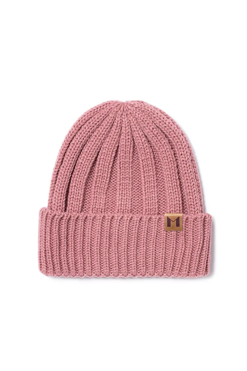 ABB10V - Manhattan hat co. Basic rib knit cuffed beanie