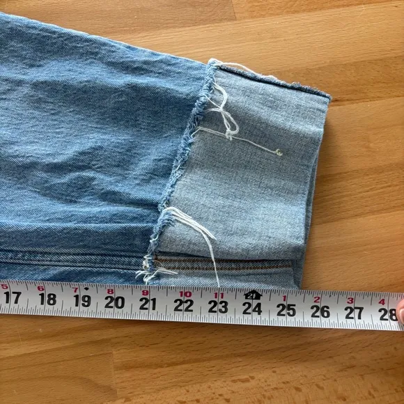 Abercrombie &amp; Fitch 90’s Straight Women's 35 Blue Jeans ultra high rise 20 S