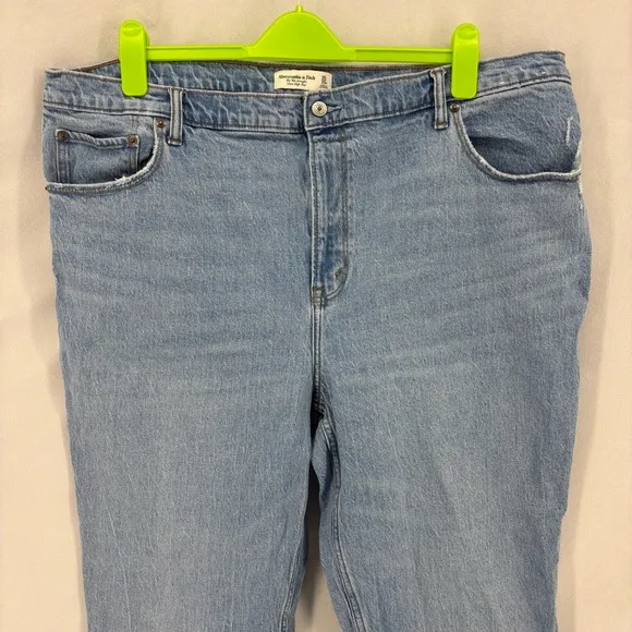 Abercrombie &amp; Fitch 90’s Straight Women's 35 Blue Jeans ultra high rise 20 S
