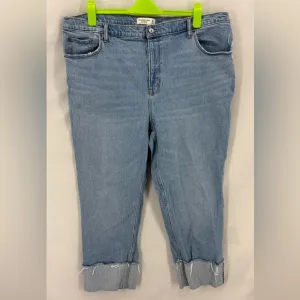 Abercrombie &amp; Fitch 90’s Straight Women's 35 Blue Jeans ultra high rise 20 S
