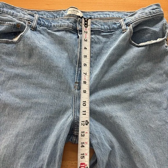 Abercrombie &amp; Fitch 90’s Straight Women's 35 Blue Jeans ultra high rise 20 S