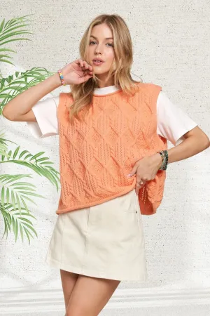 ADORA Lightweight Sweater Boxy Vest Top