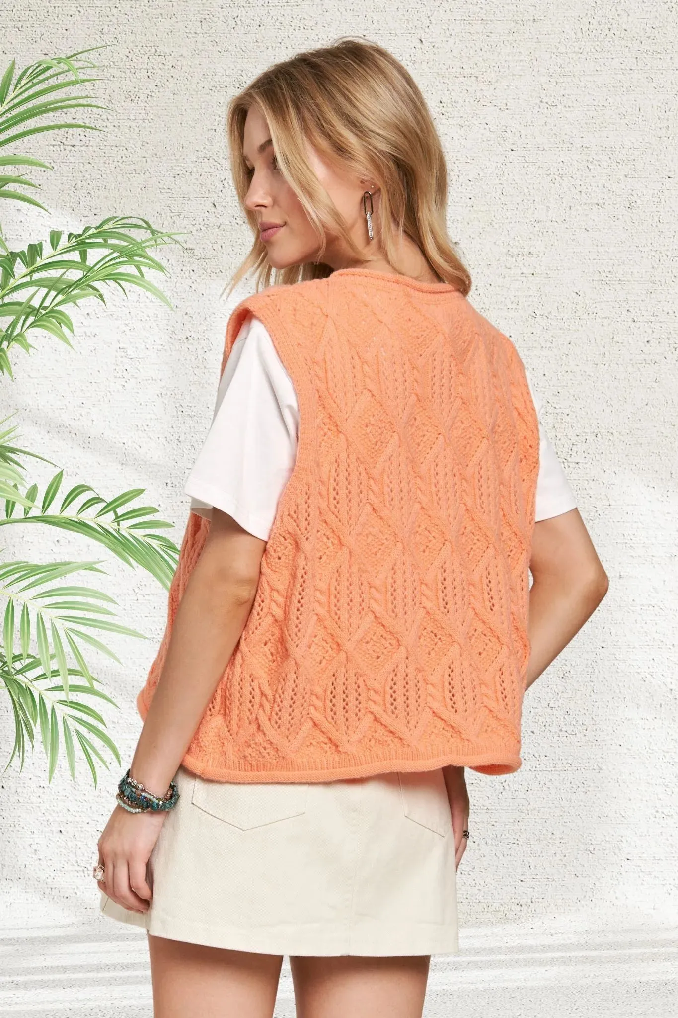 ADORA Lightweight Sweater Boxy Vest Top