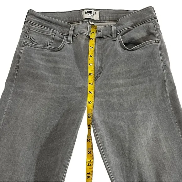 Agolde Stretchy High Rise Jeans in Gray size 29 high waist