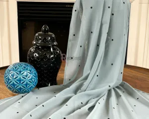 Airy Dots Sky Chiffon Hijab/Scarf
