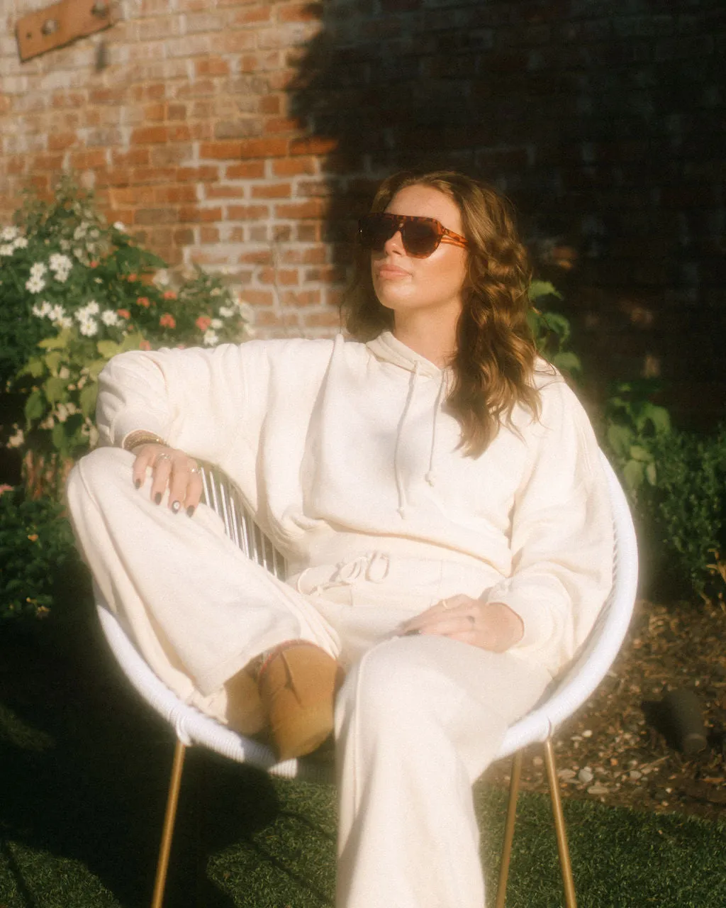 Alpaca Drop Shoulder Hoodie