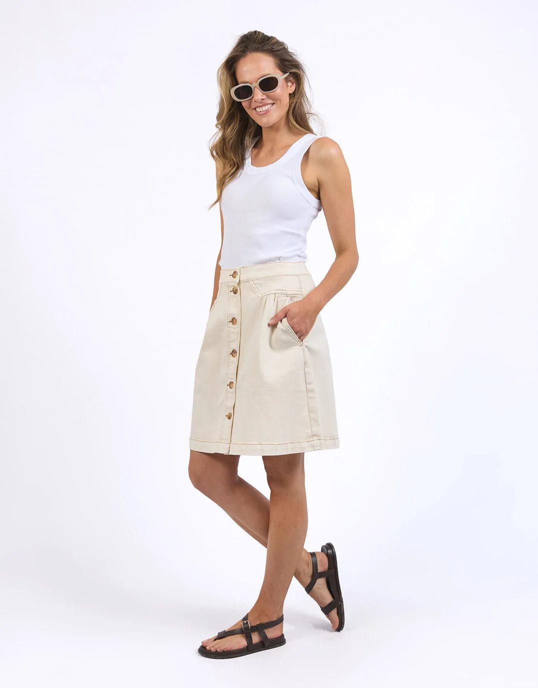 Amanda Skirt - Ecru
