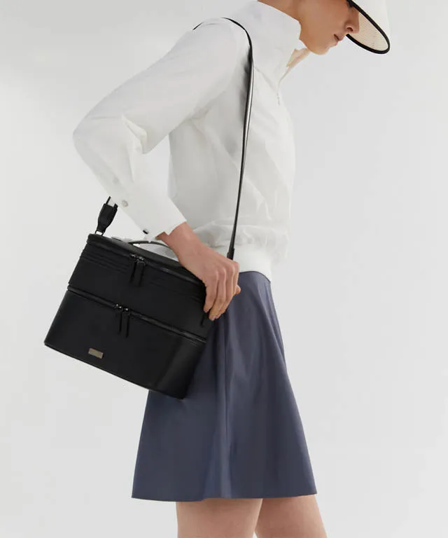 Anell Golf Slim Fit Full Skirt - Matte Blue