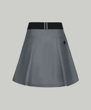 Anell Golf Slim Fit Full Skirt - Matte Blue