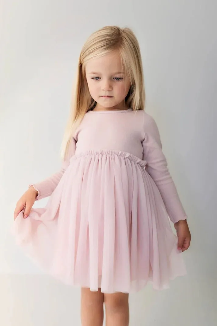 Anna Tulle Dress - Heather Haze