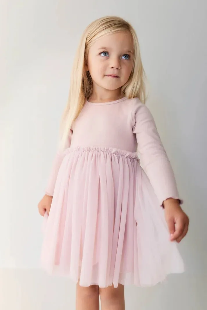 Anna Tulle Dress - Heather Haze