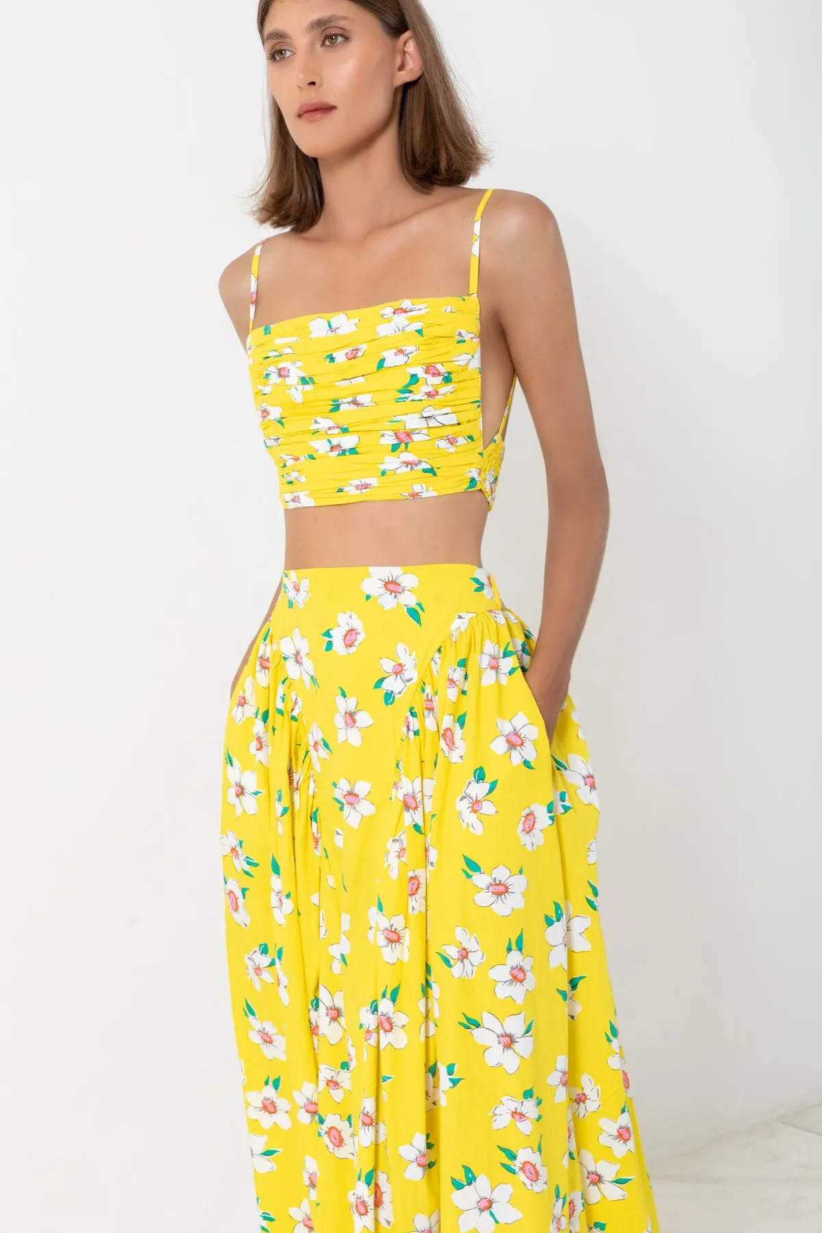 Apron Top | Panel Maxi Skirt