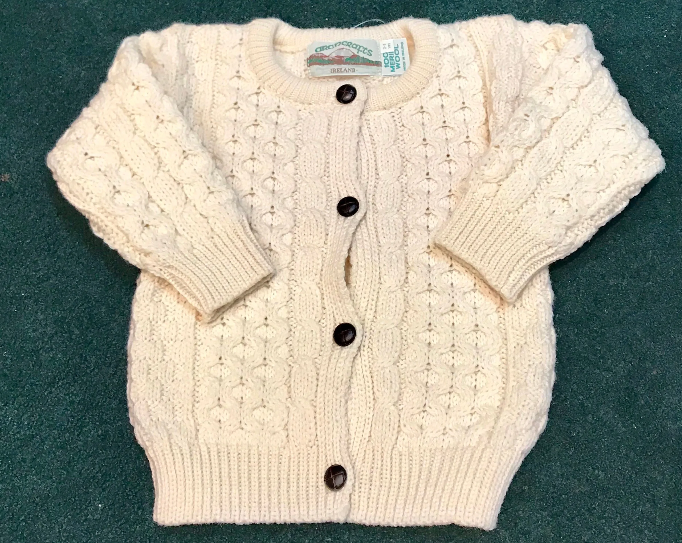 Aran Cable Fisherman Cardigan