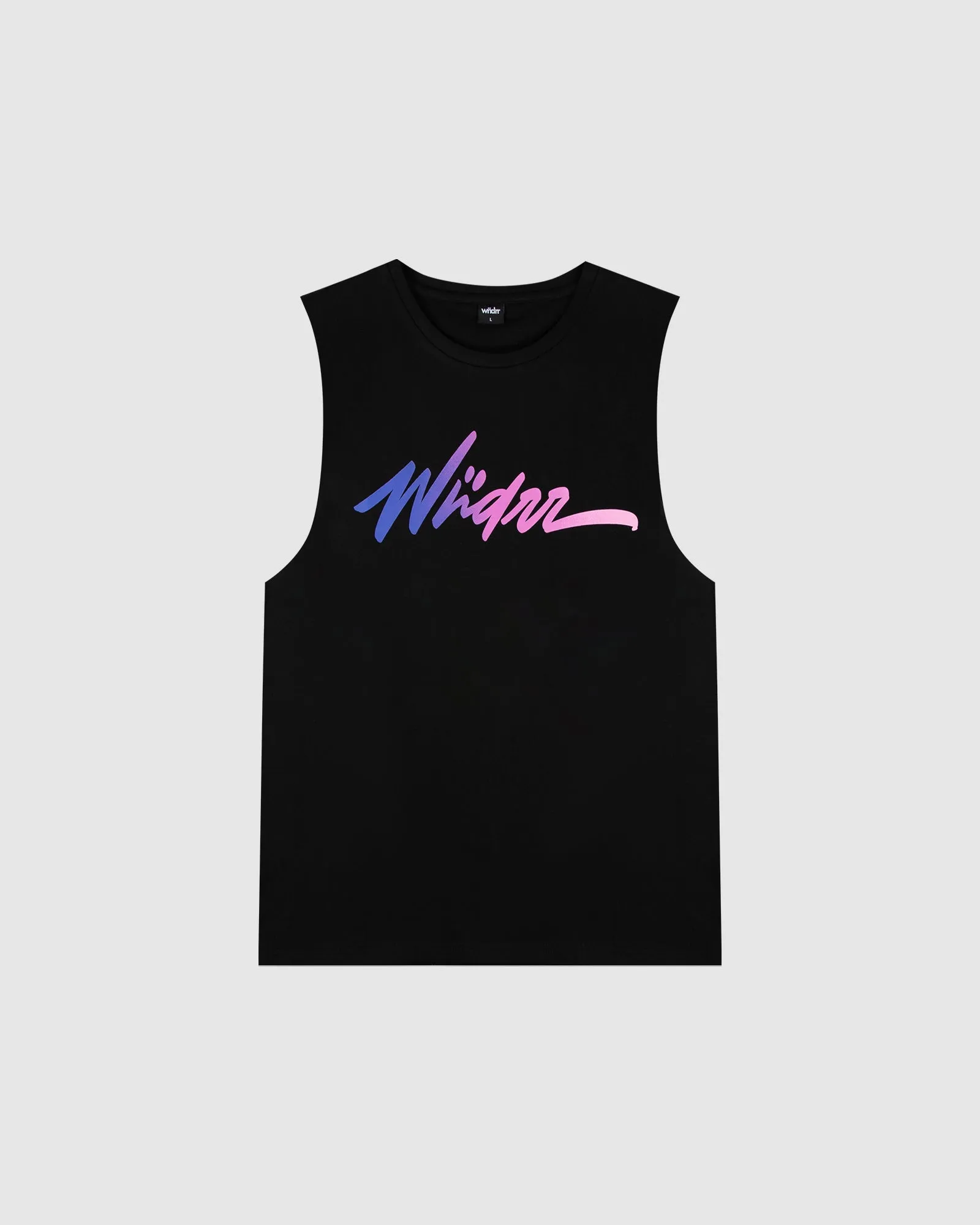 ARTEMIS MUSCLE TOP - BLACK