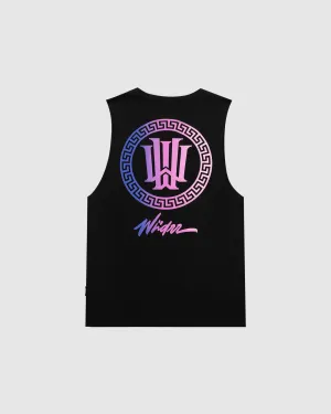 ARTEMIS MUSCLE TOP - BLACK