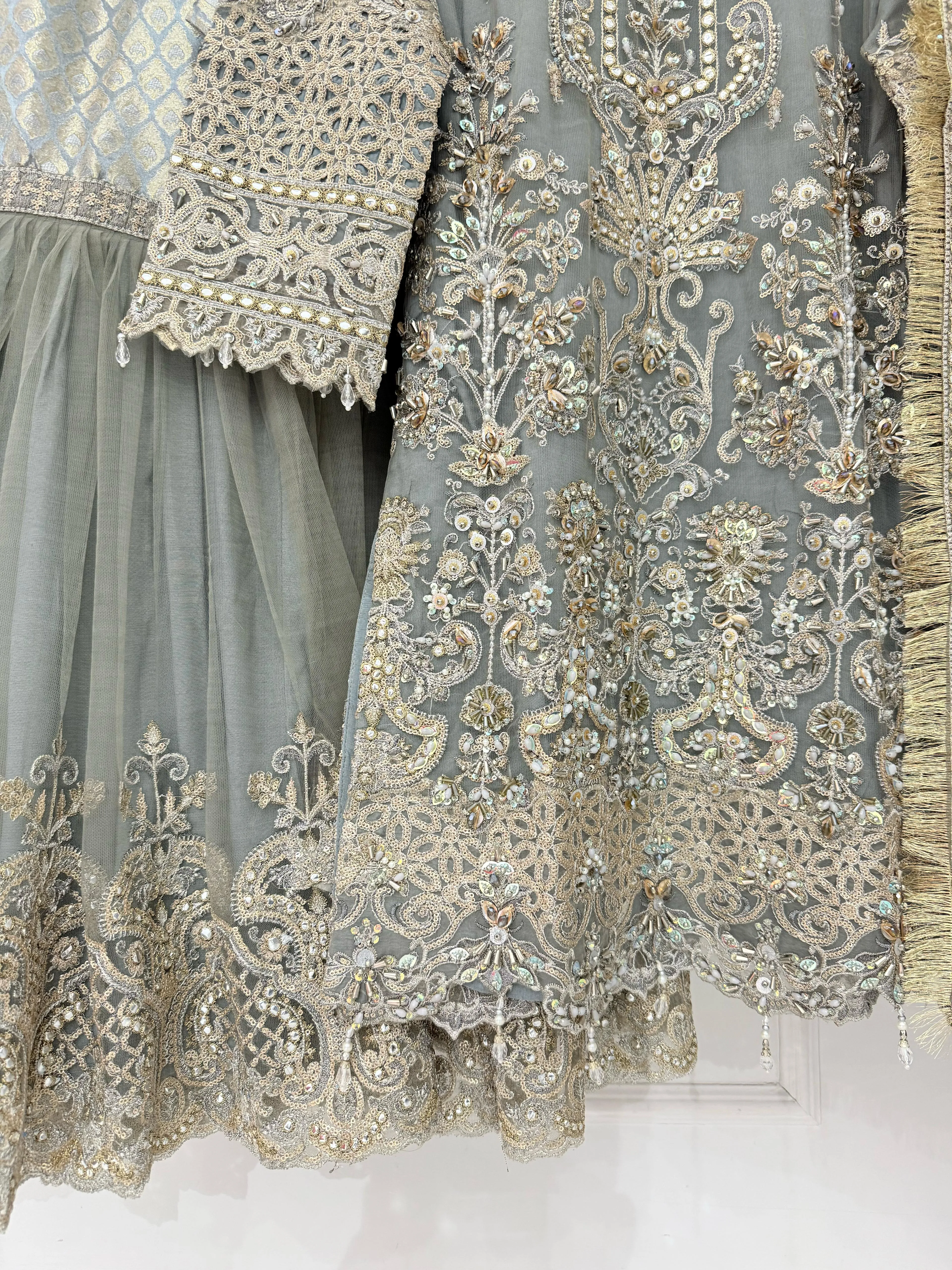 ARWS-01 - Grey - Readymade - ARW Chiffon Collection 2025
