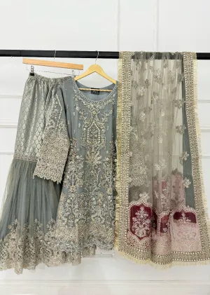 ARWS-01 - Grey - Readymade - ARW Chiffon Collection 2025