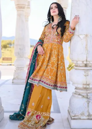 ARWS-03- Yellow - Readymade - ARW Chiffon Collection 2025