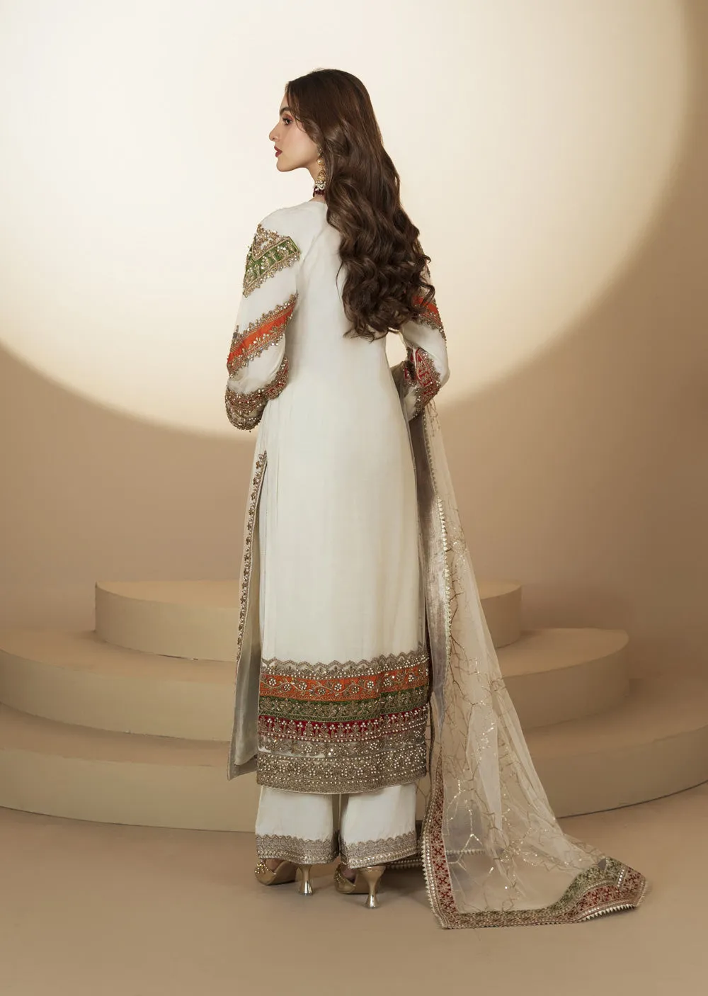 ARWS-13-  White - Readymade - ARW Chiffon Collection 2025