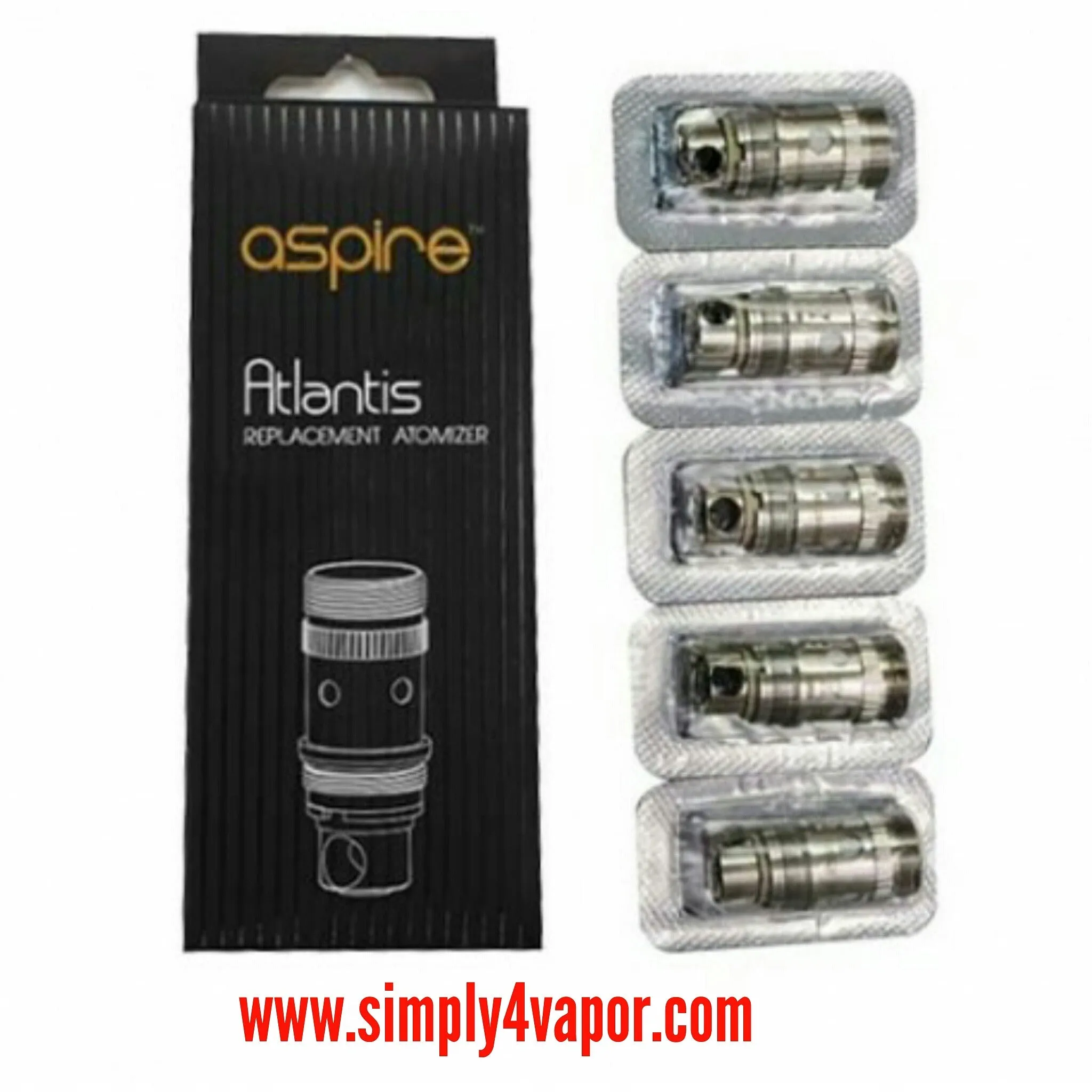 ASPIRE | ATLANTIS | COILS | 5pcs | PACK | BOTH