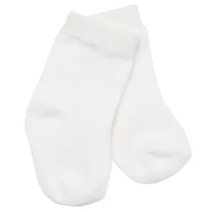 Avery Unisex Ivory Baby Socks, Twin Pack