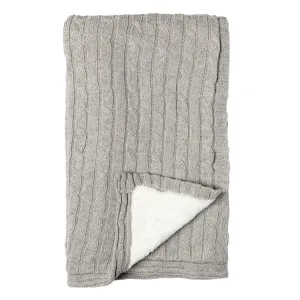 Baby Mode Signature Cable Knit Sherpa