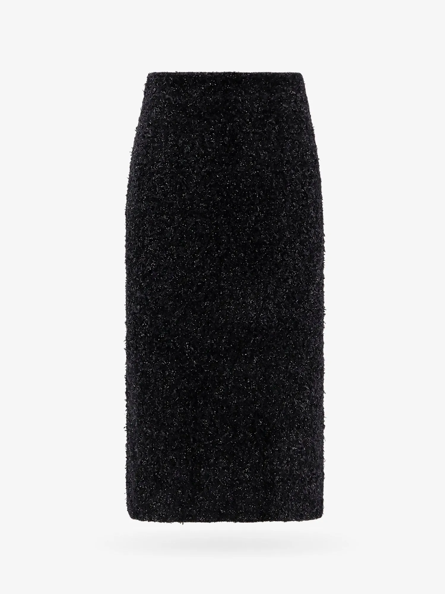 Balenciaga Cotton Tweed Knitted Midi Skirt