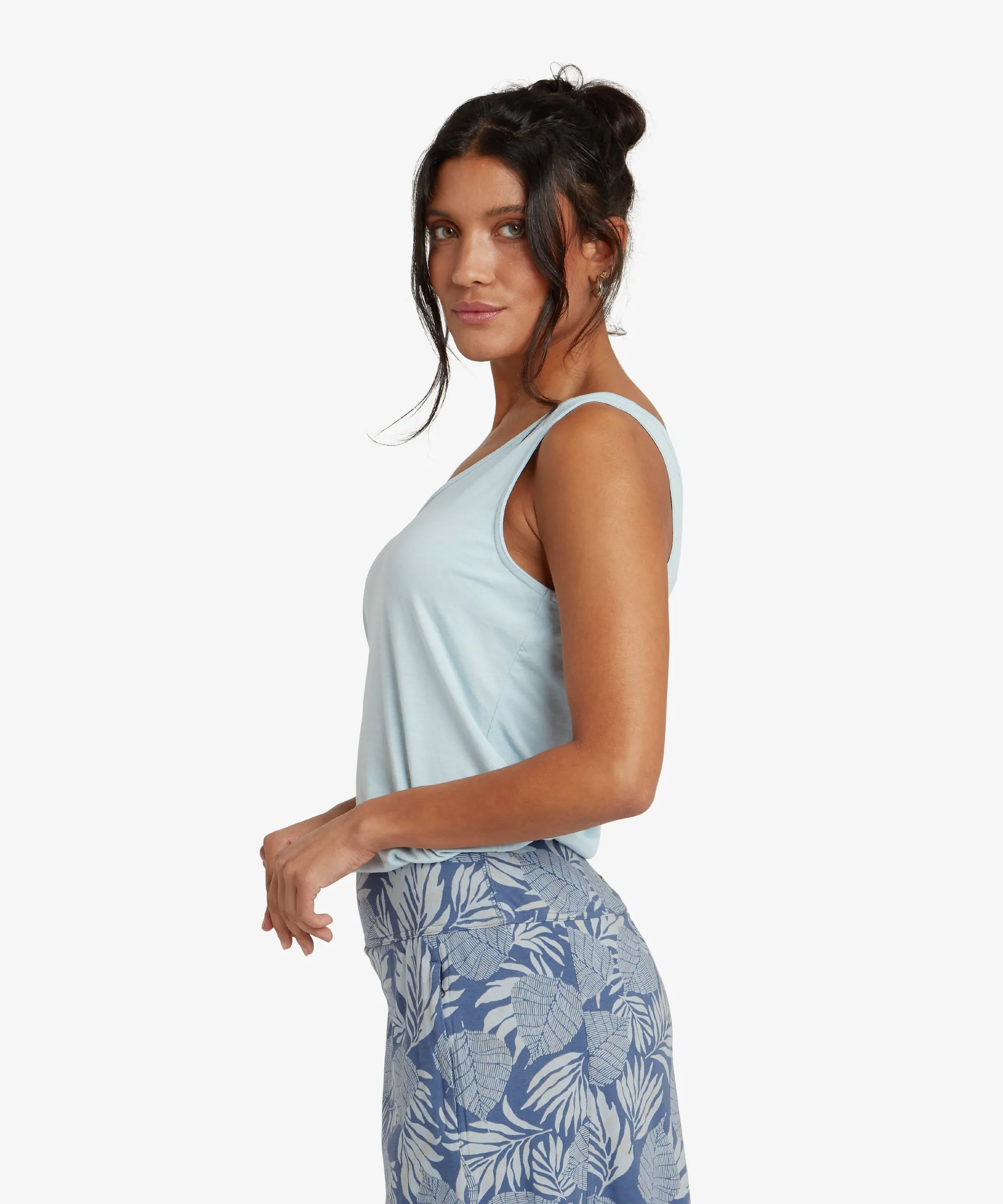 Bali V-Neck Tank Top - Sky