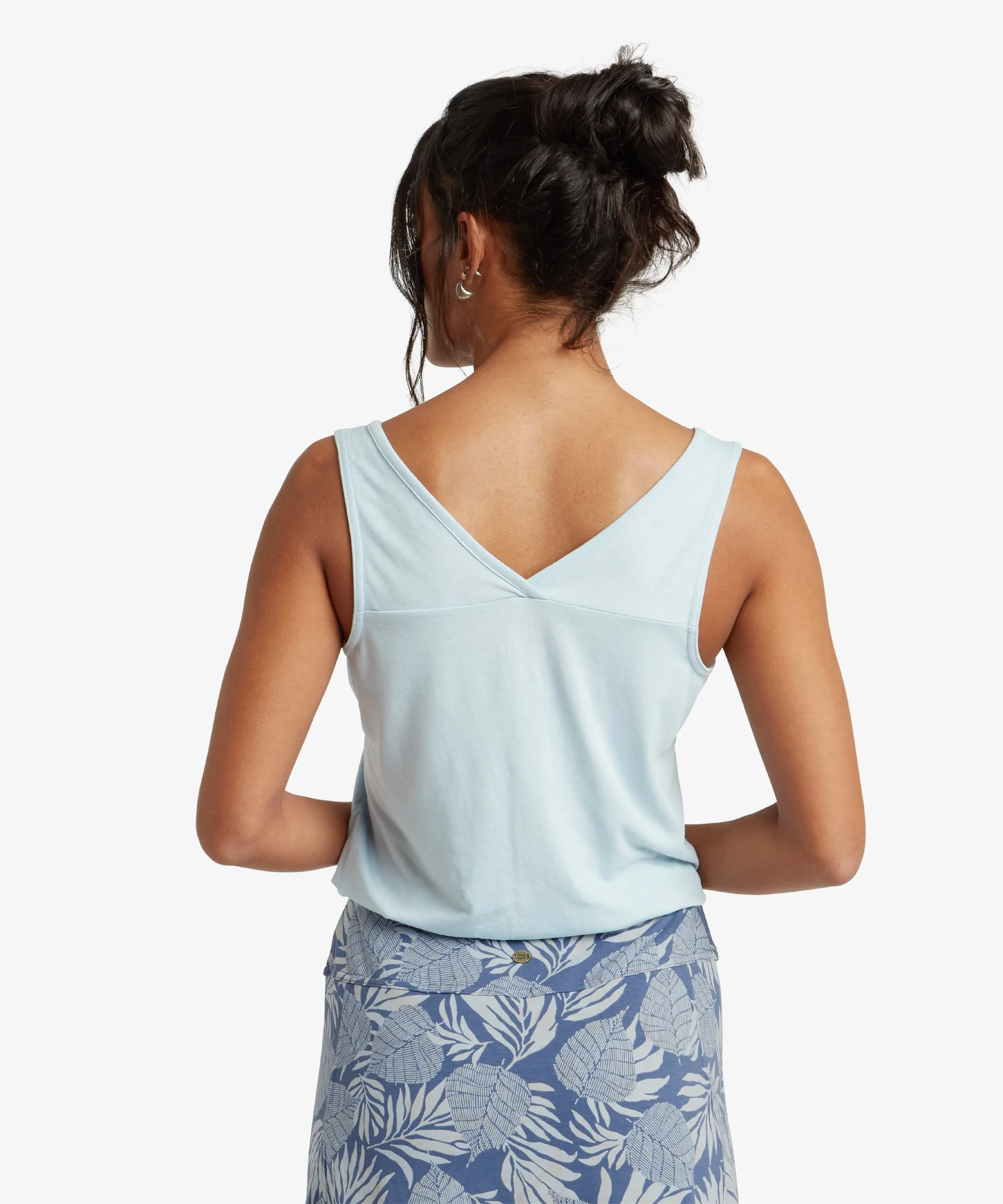 Bali V-Neck Tank Top - Sky