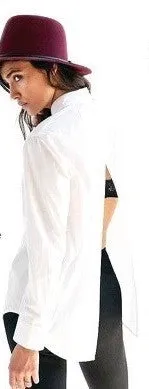 Banana Republic White Trapeze Knit Shirt