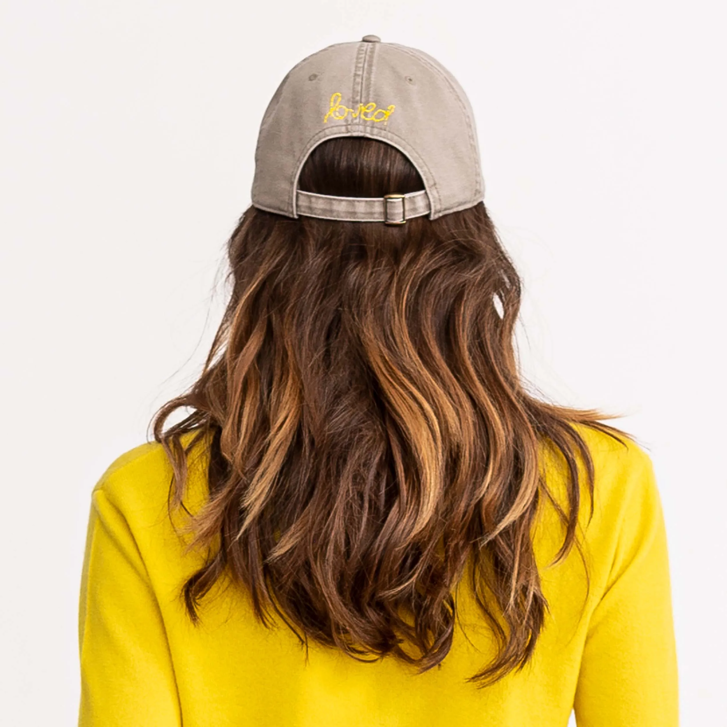 Baseball Hat Heart Patch Sand/Sunshine